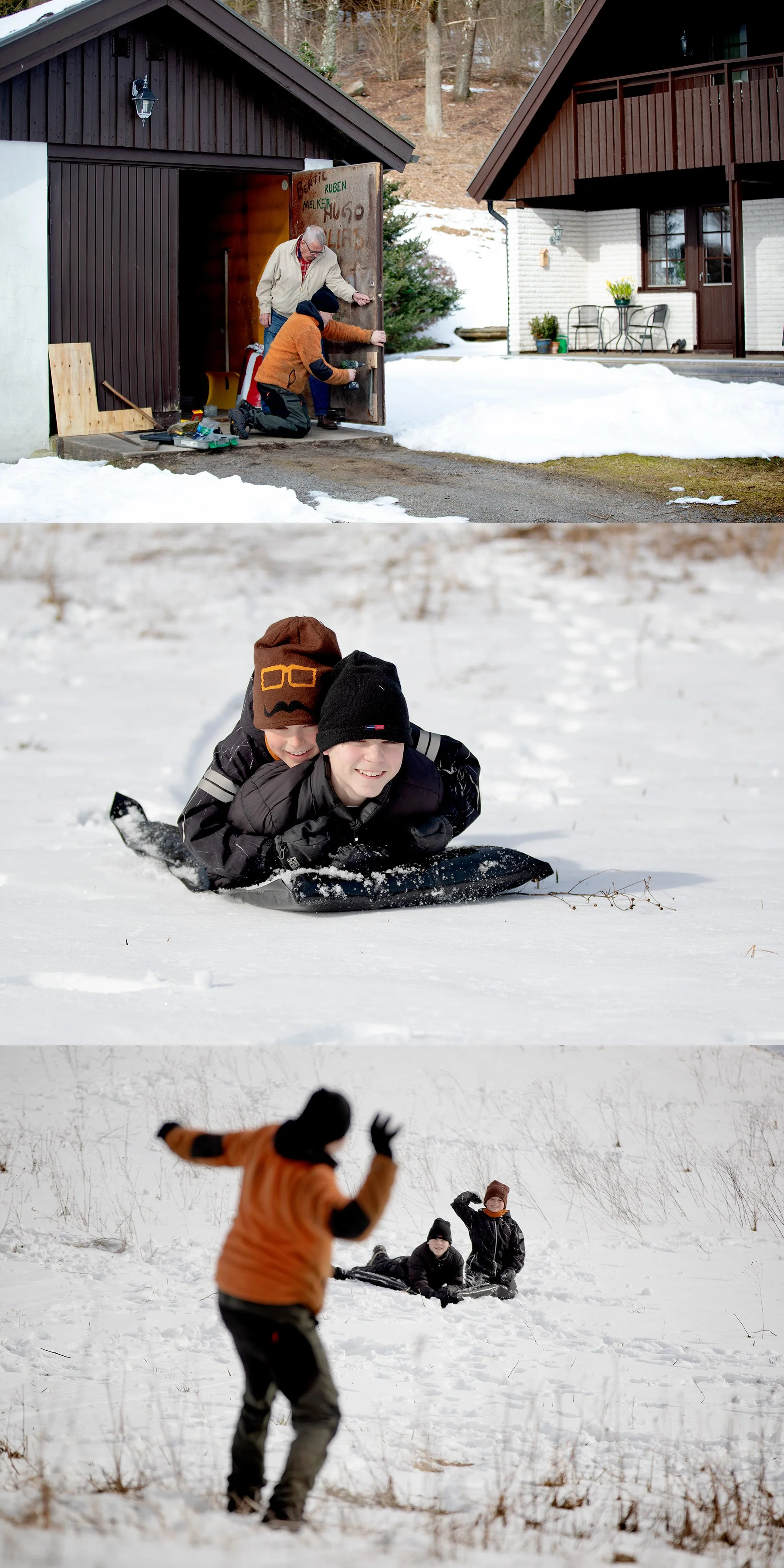 Snö i Ambjörntorp