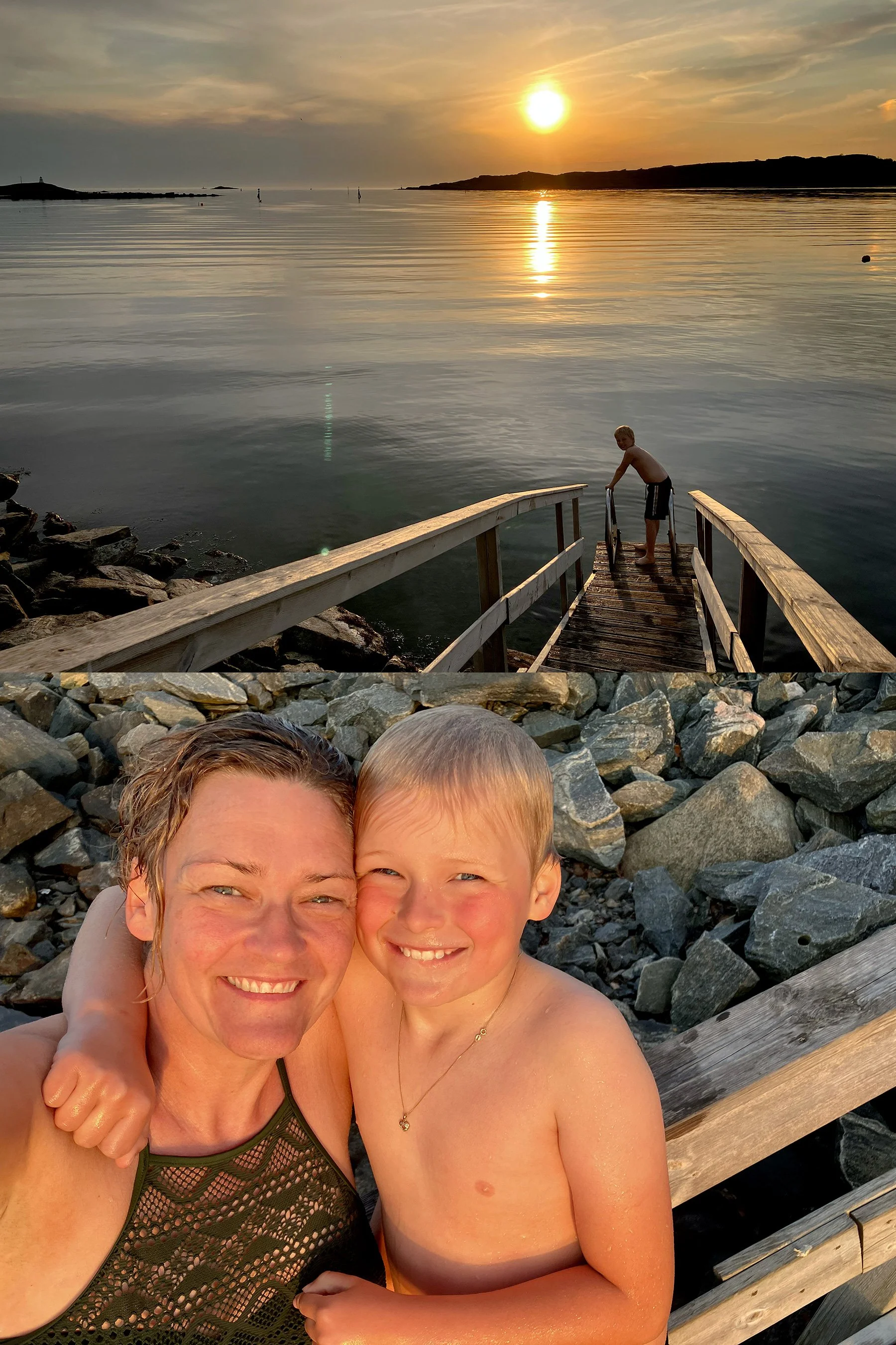 Koltrast, syrener och kvällsdopp