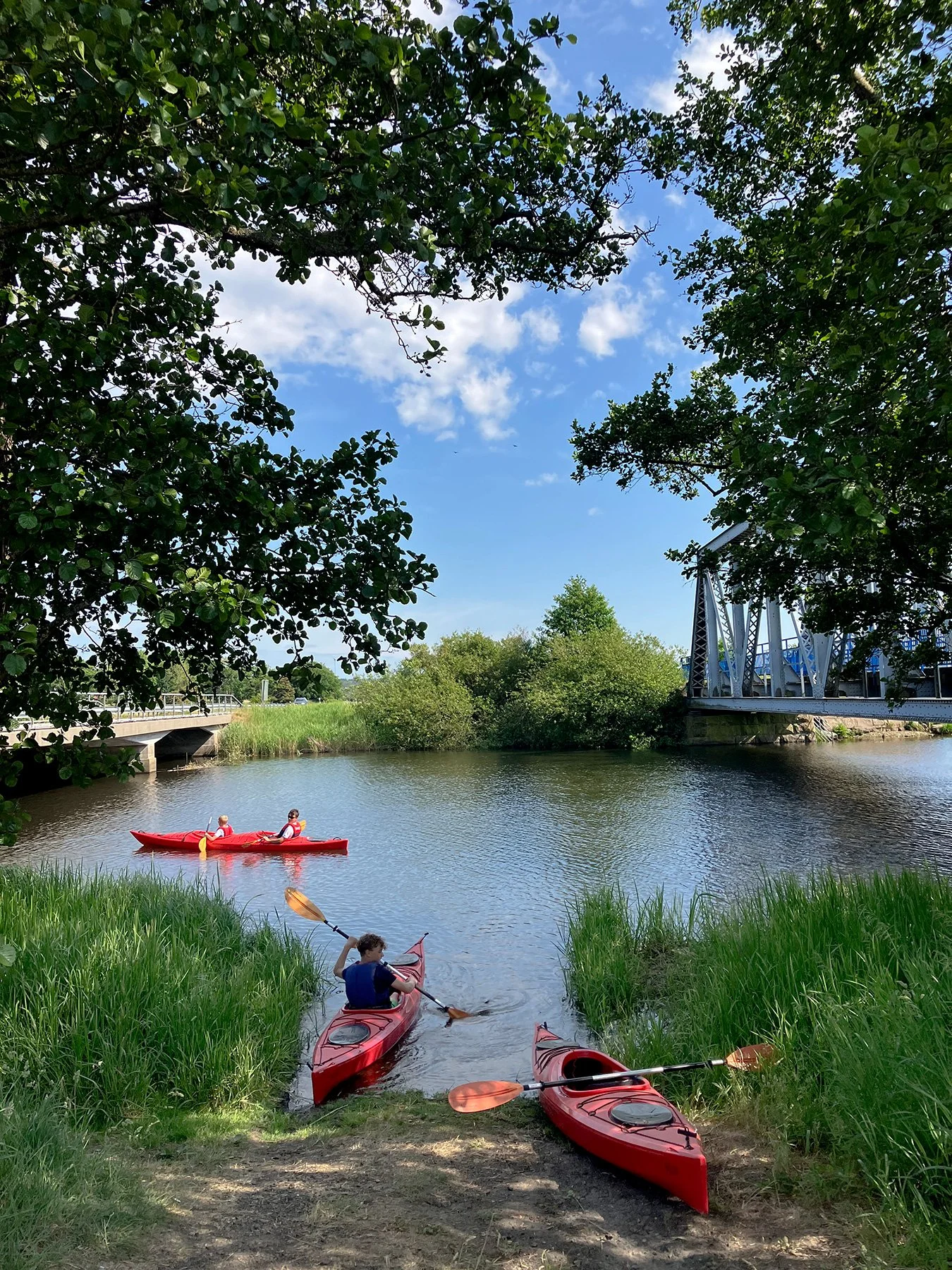 Kajakpaddling på Viskan