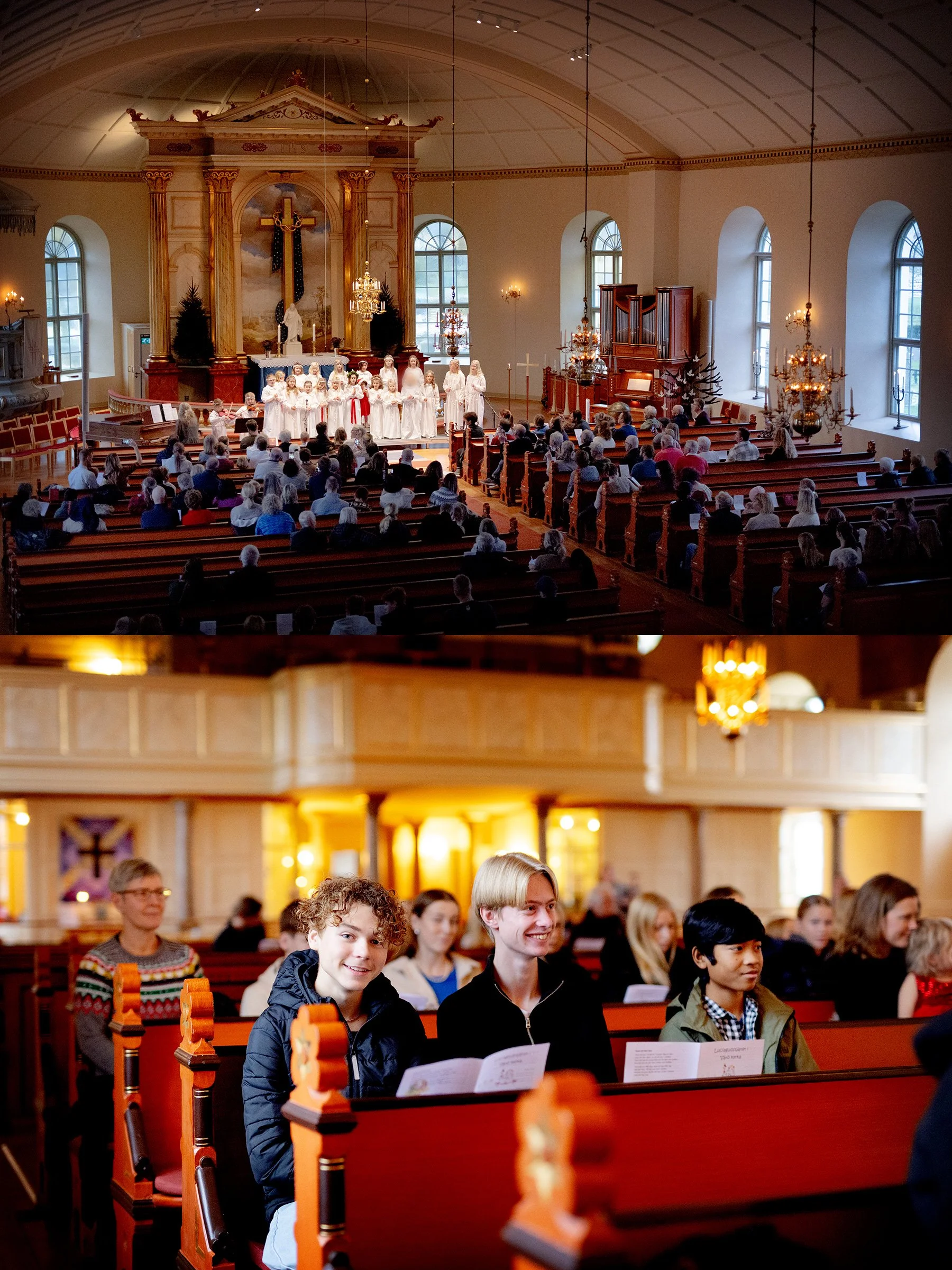 Lucia i Värö kyrka
