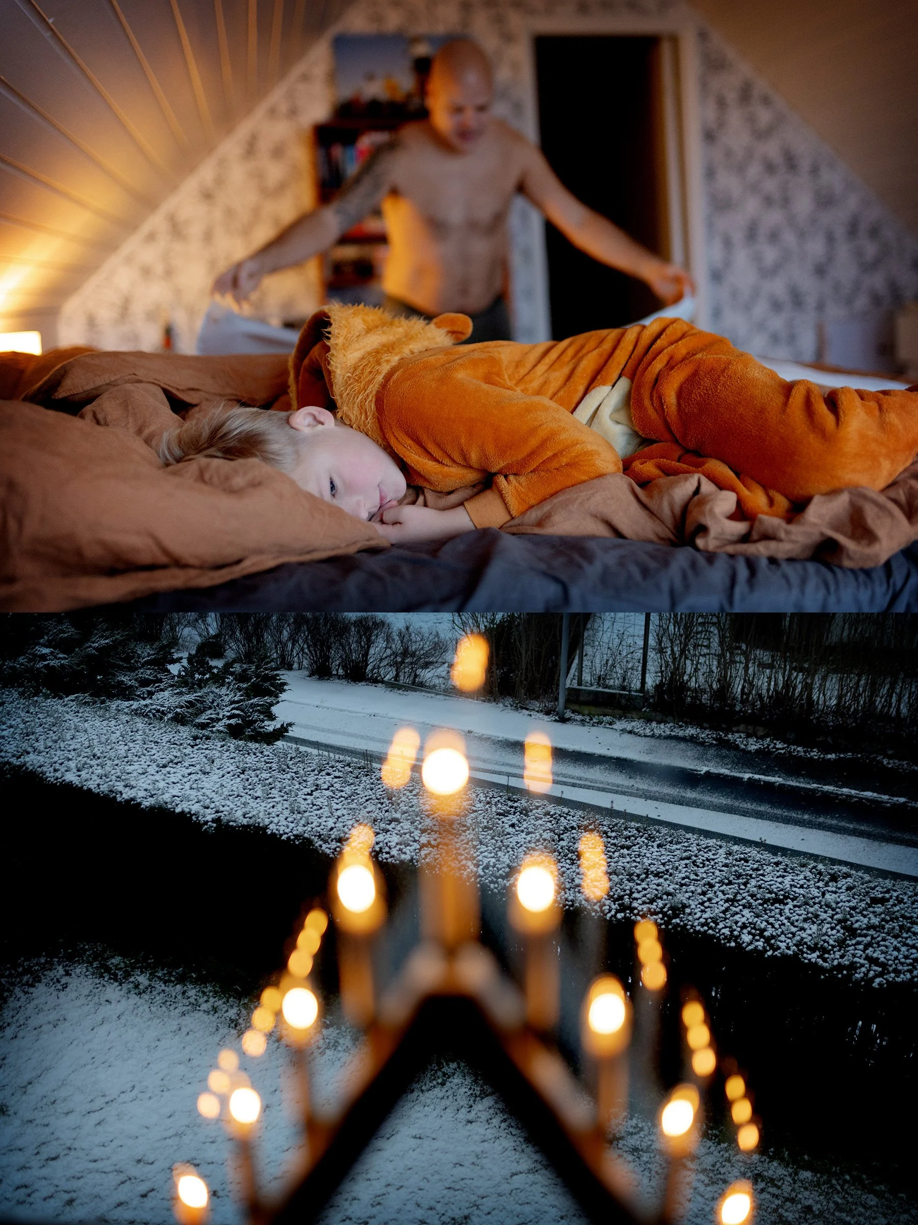 Vakna till snö