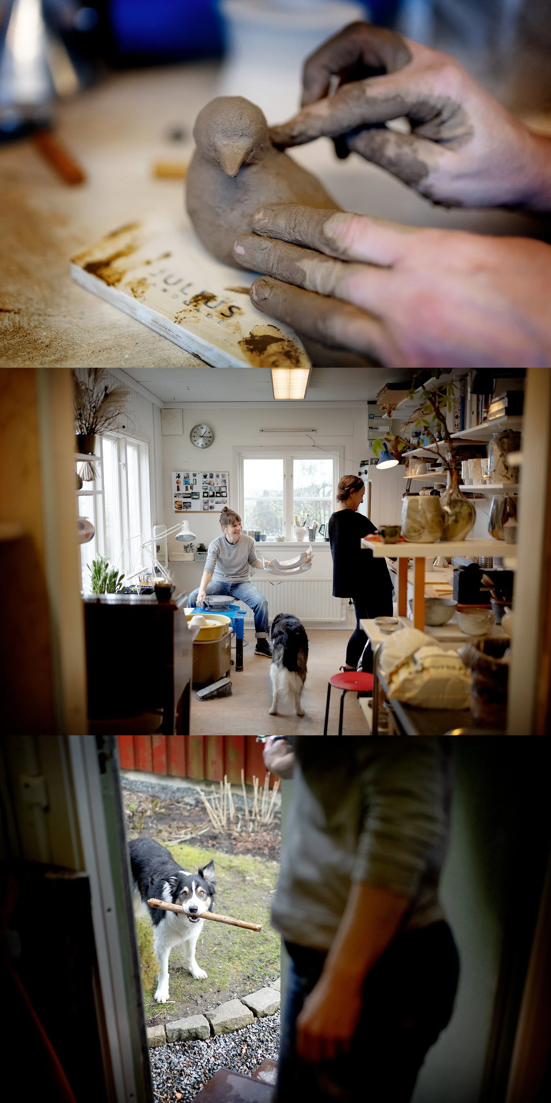 Dag två på keramikkurs