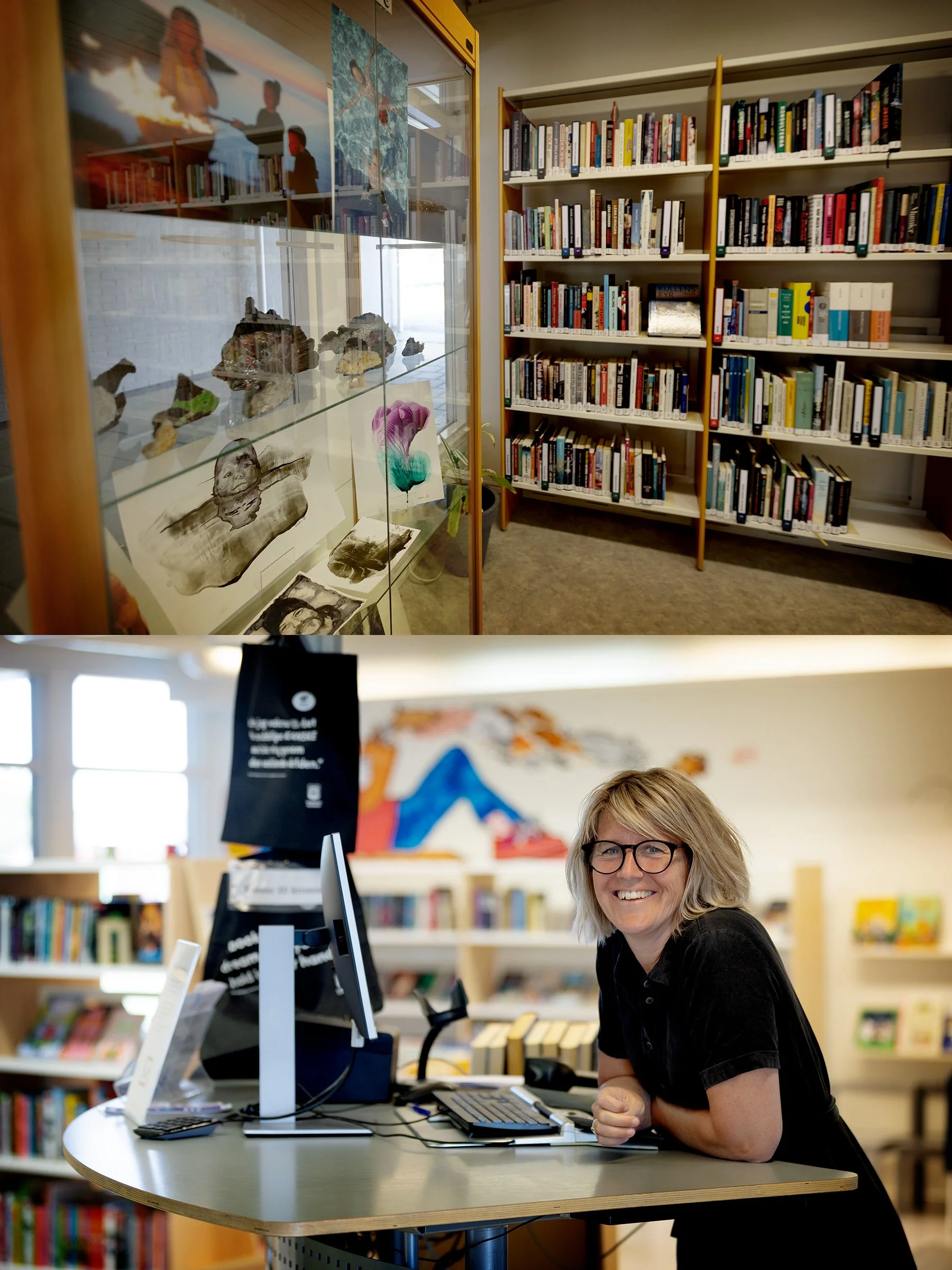 Utställning på biblioteket