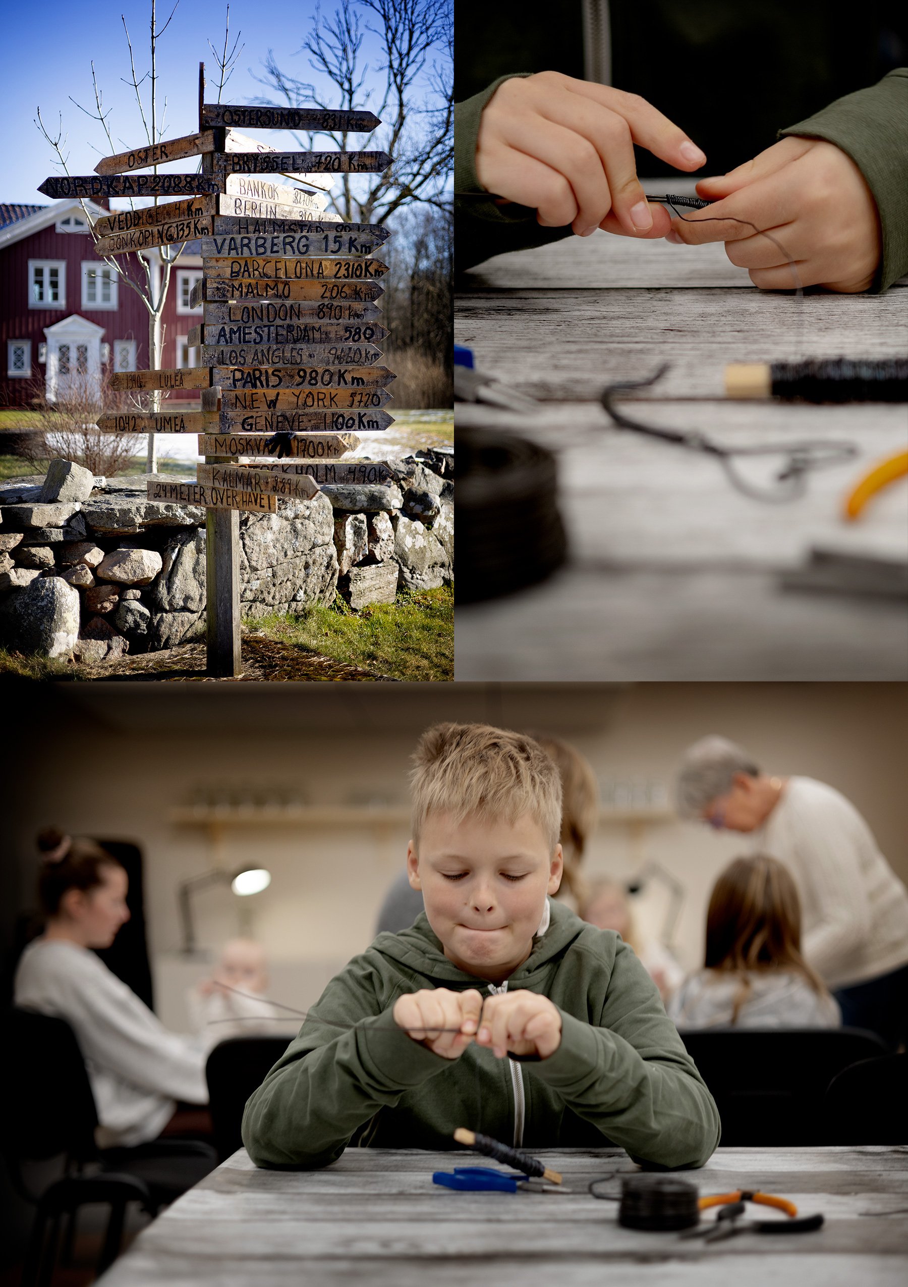 Luffarslöjd på Derome trämuseum