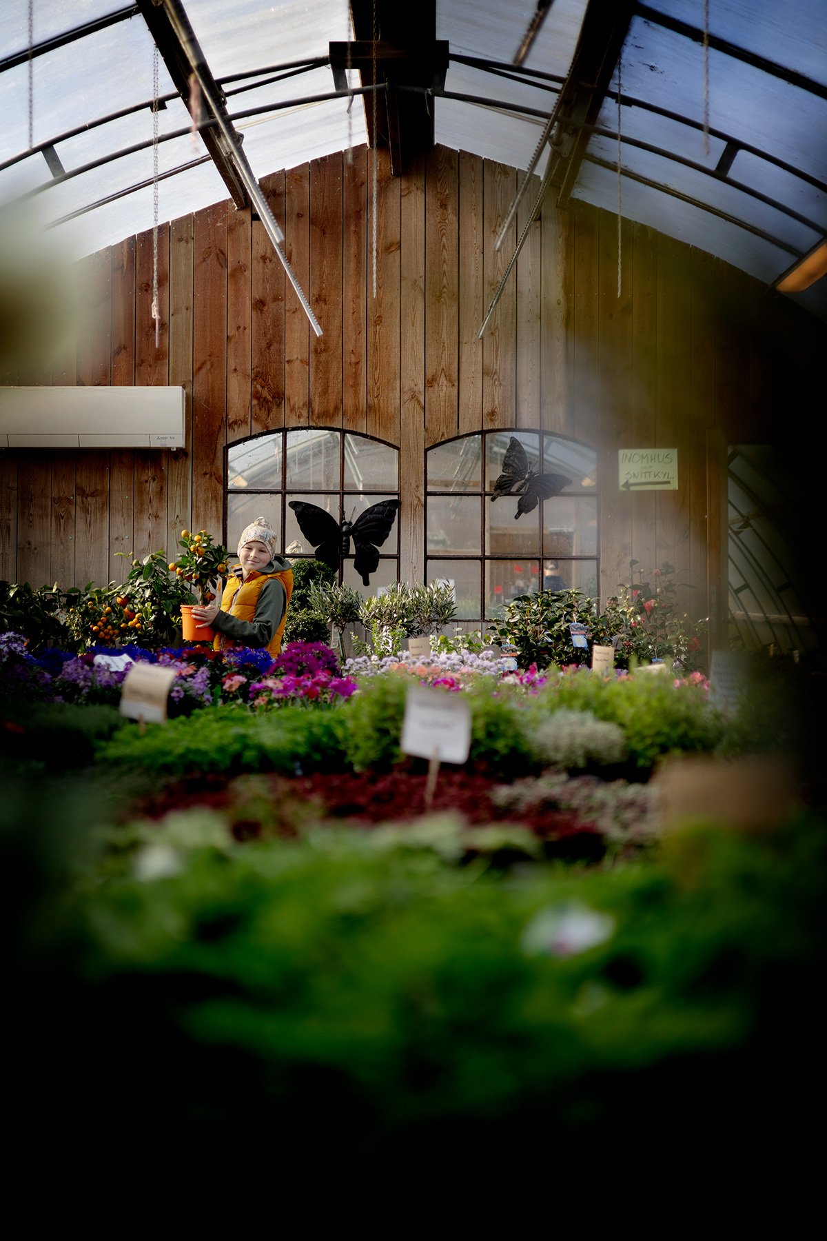 Mot helg, i Blomsterstugan