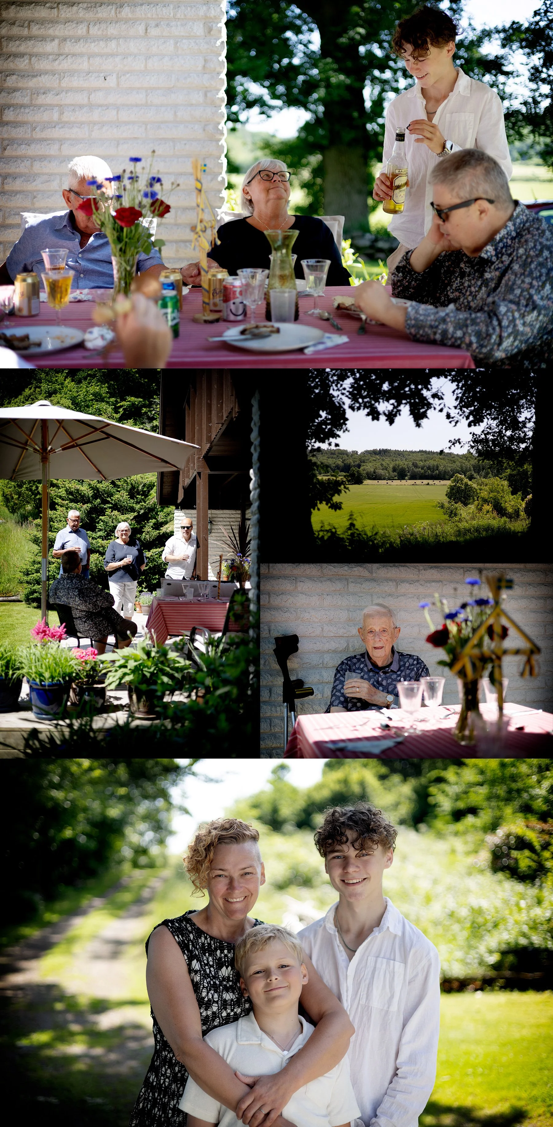 Midsommar i hav och skog