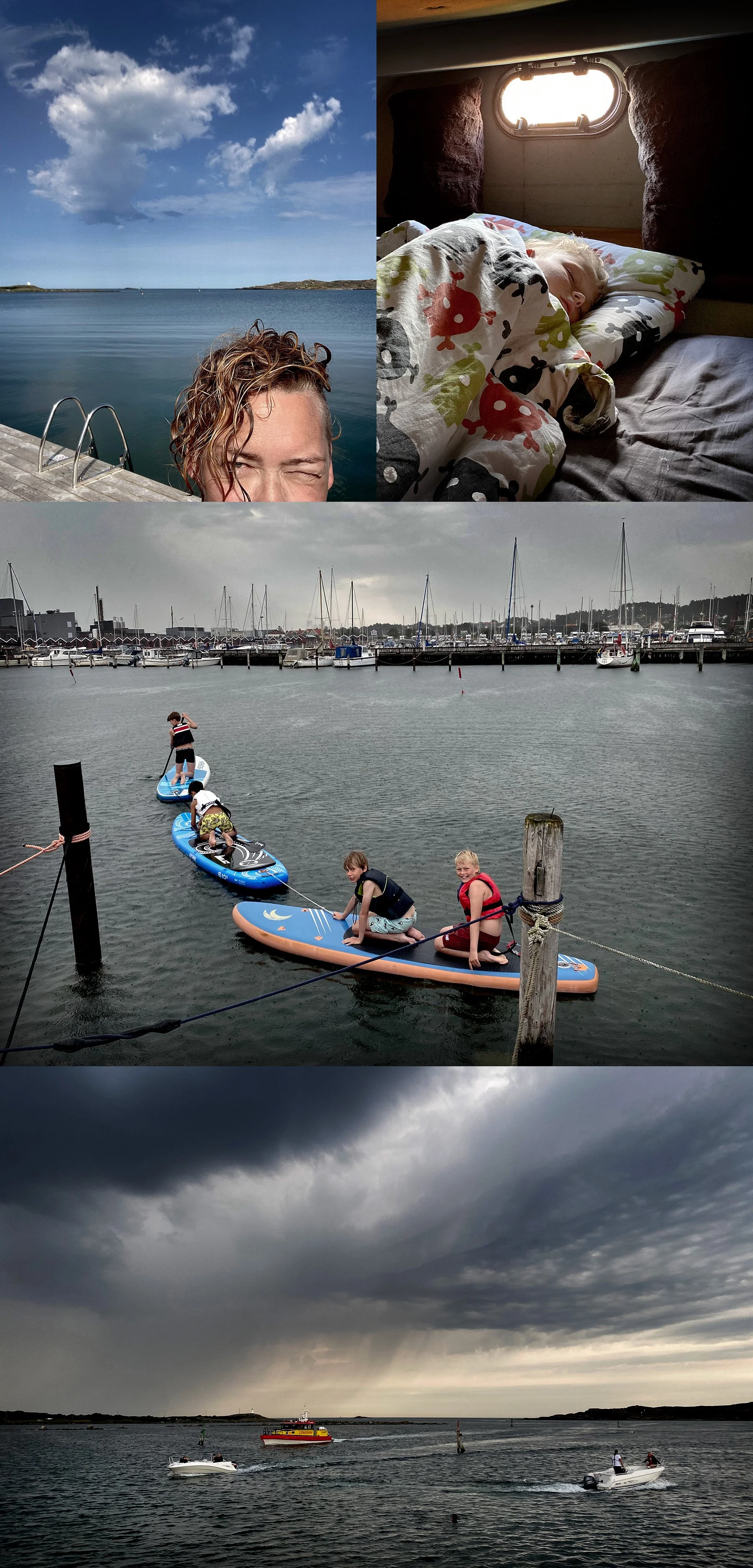 Åskdag i hamnen