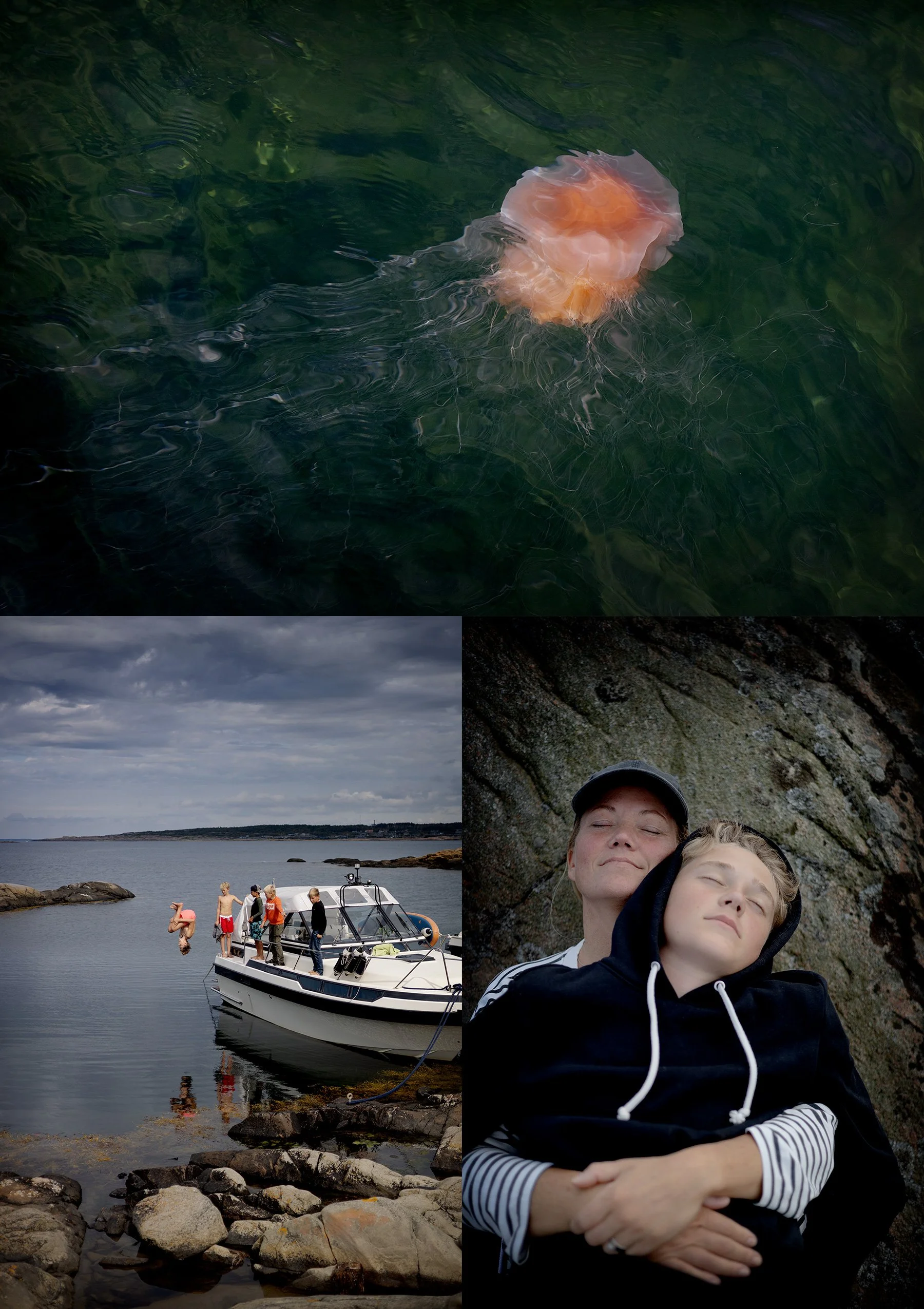 Morgondopp och makrillmiddag