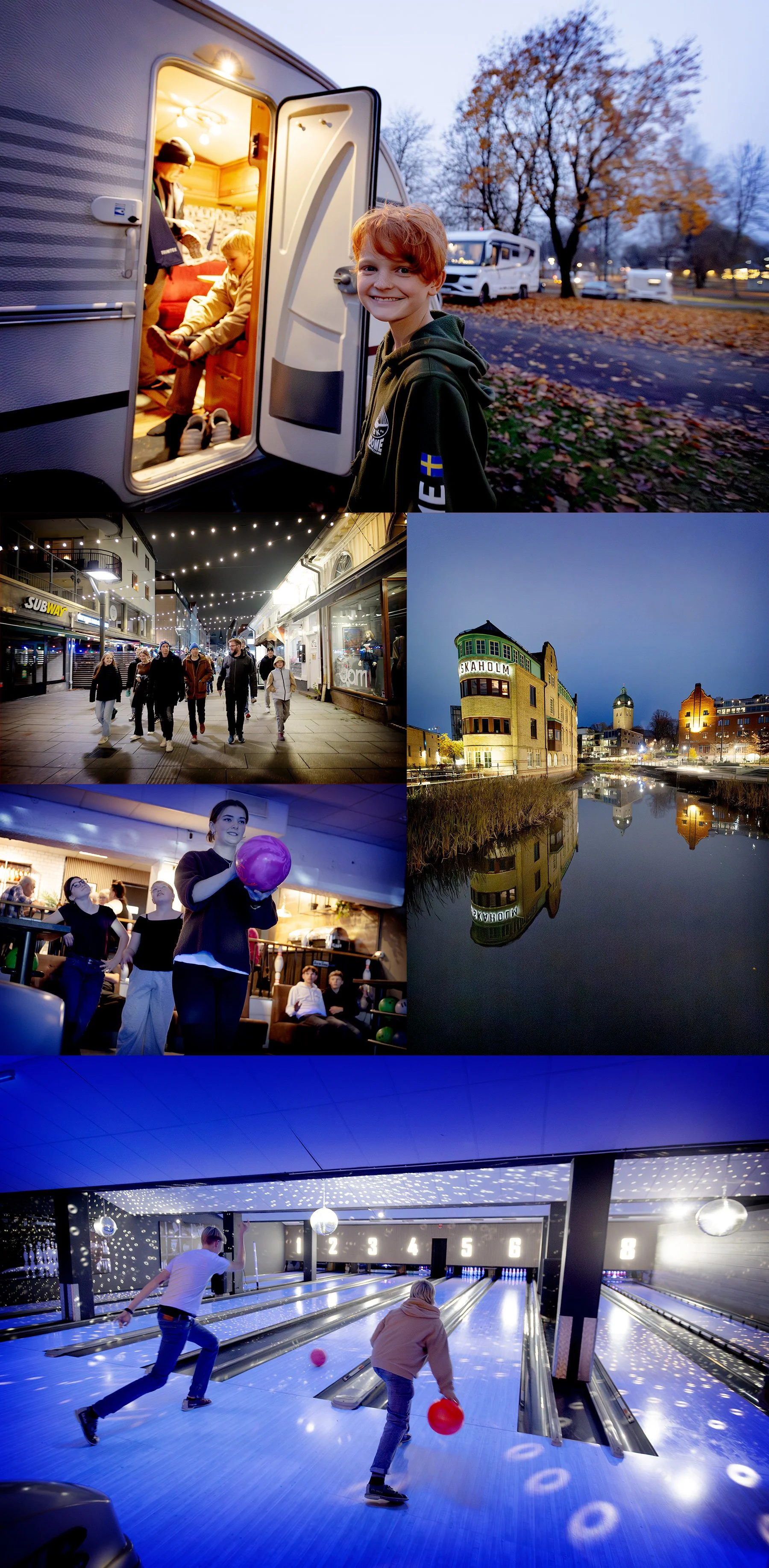 Borås by night