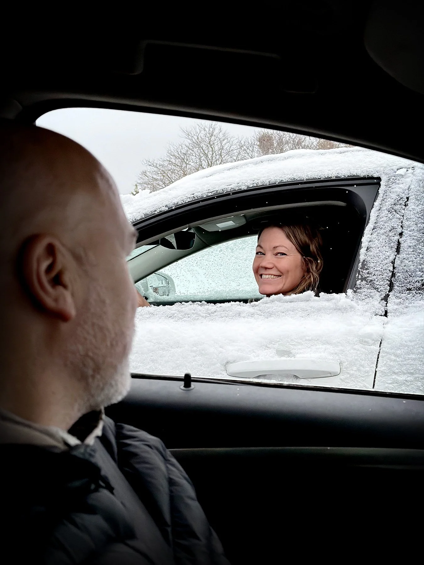 Snöskottarpatruller på tur