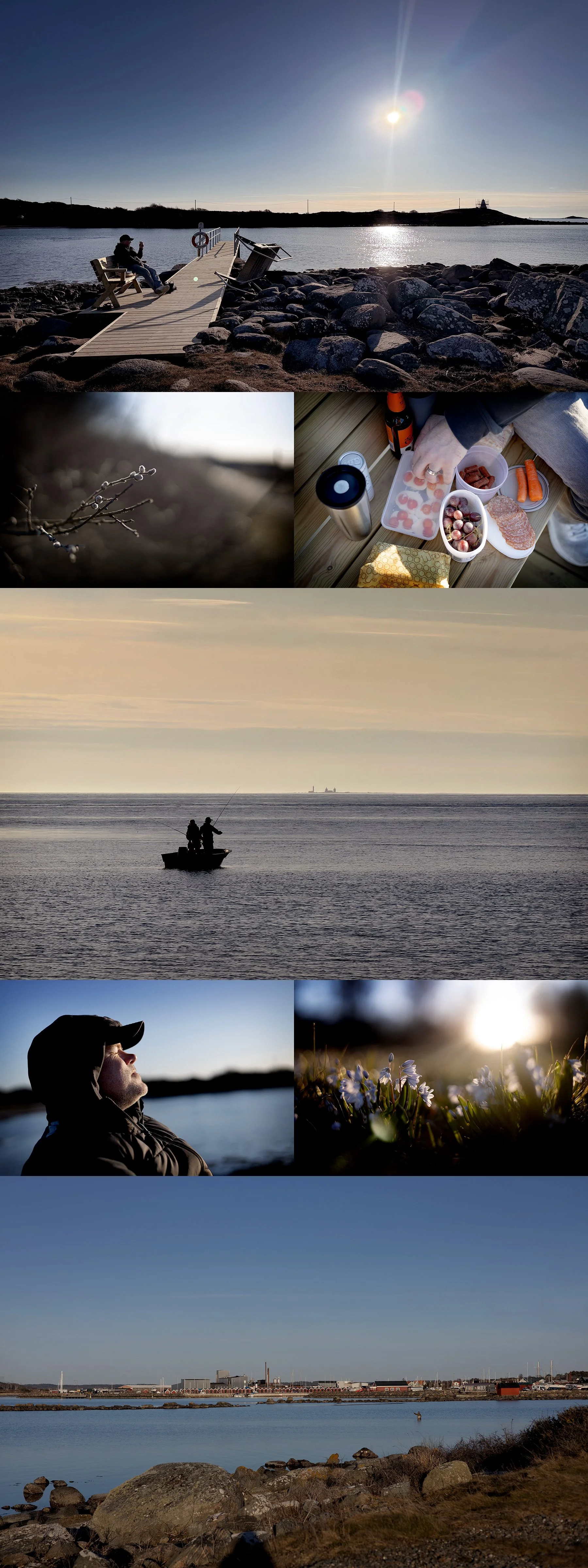 Kvällsmat vid havet