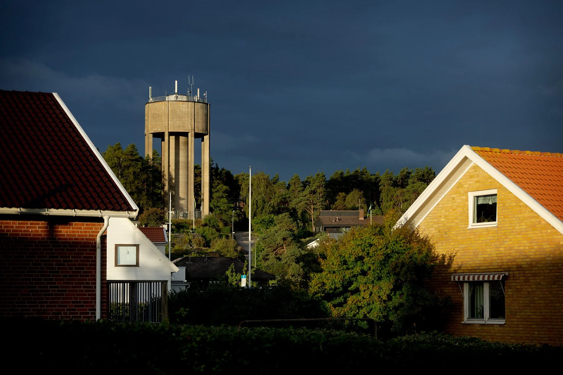 Sol på vattentornet