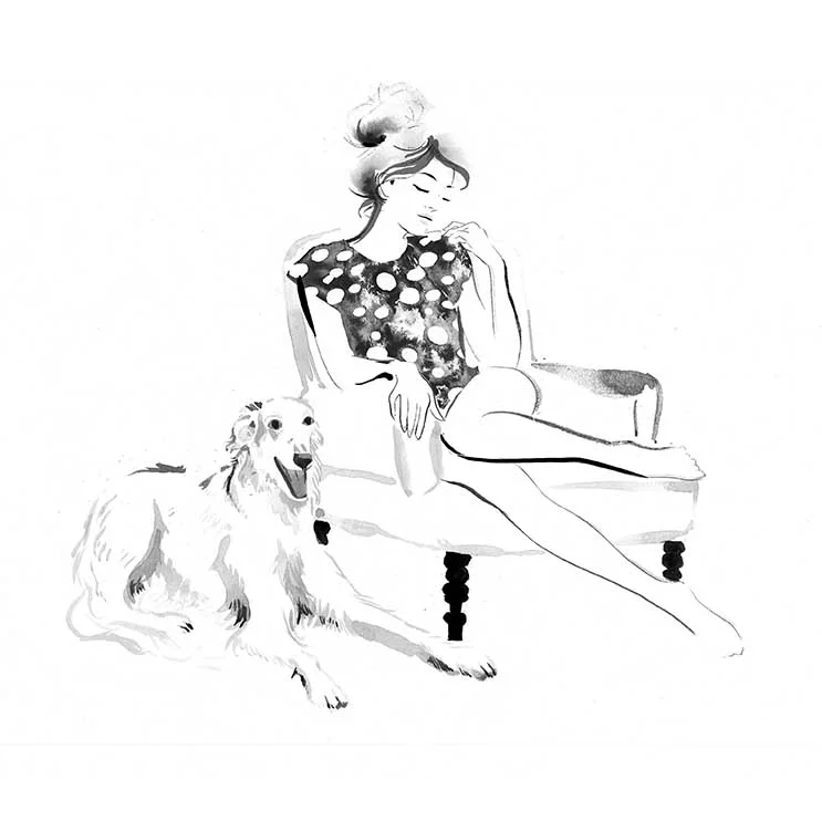 Woman with dog jennifer costello.jpg