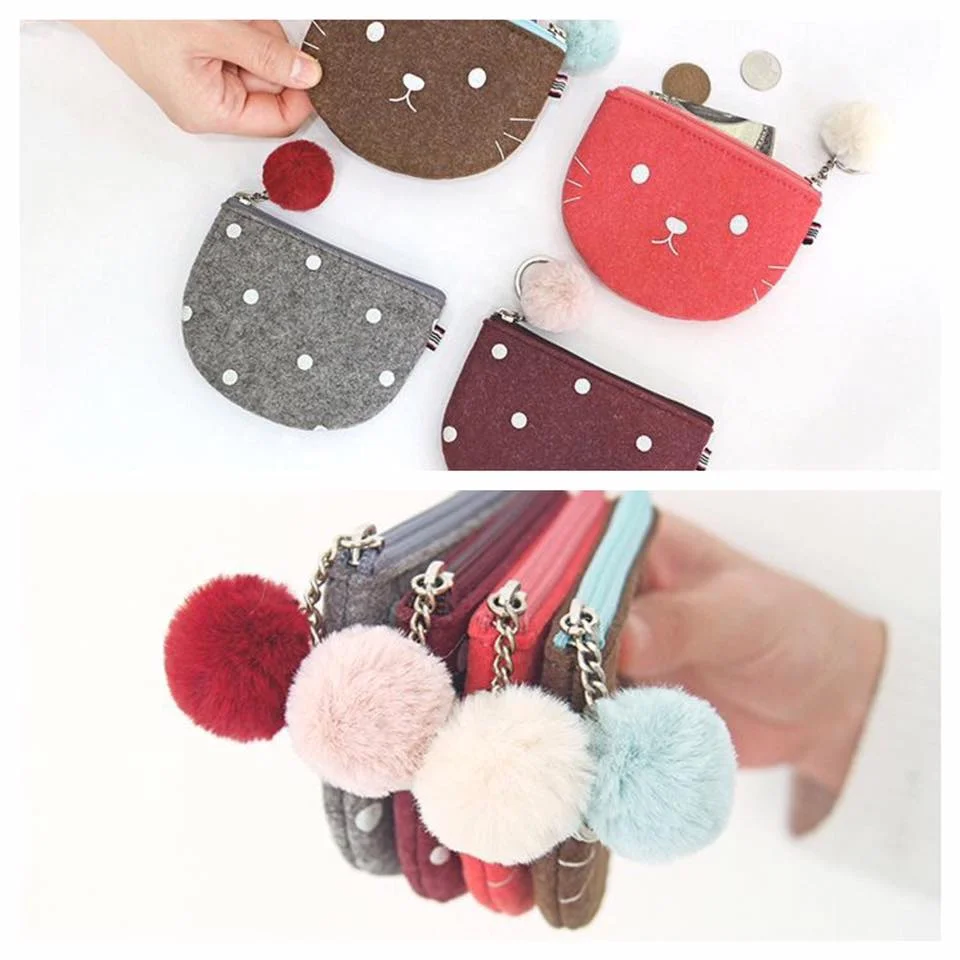9. Mini felt Pom Pom pouches from MotchiThings