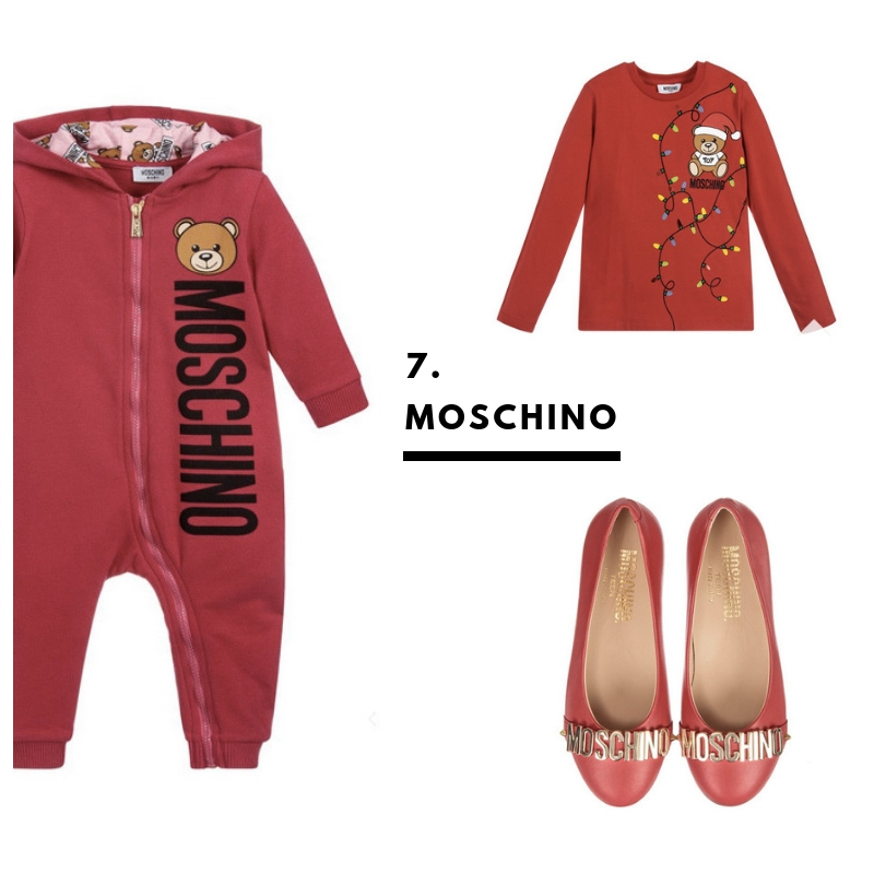7. Moschino. Because these clothes and shoes light up brighter than fairy lights.
