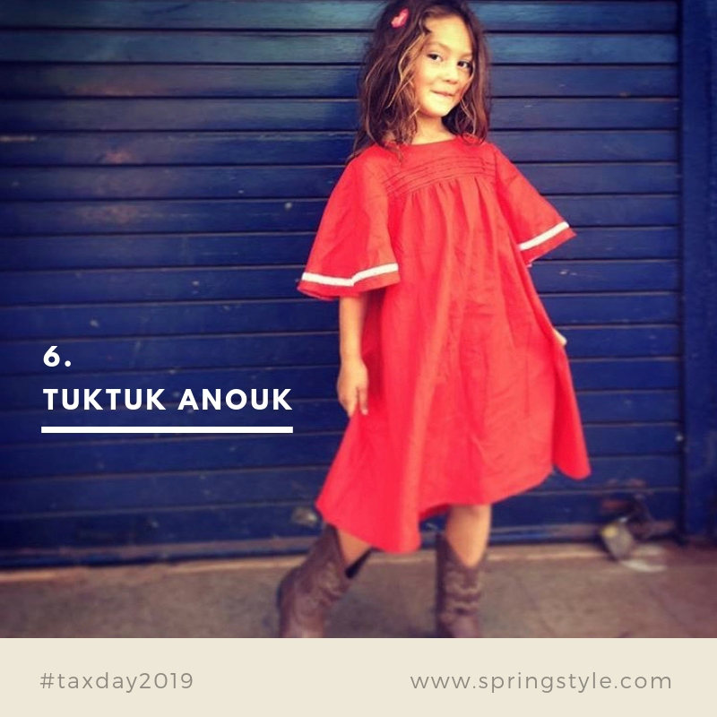 6. Tuktuk Anouk. Khadi bohemian dresses for coastal Christmas celebrations.