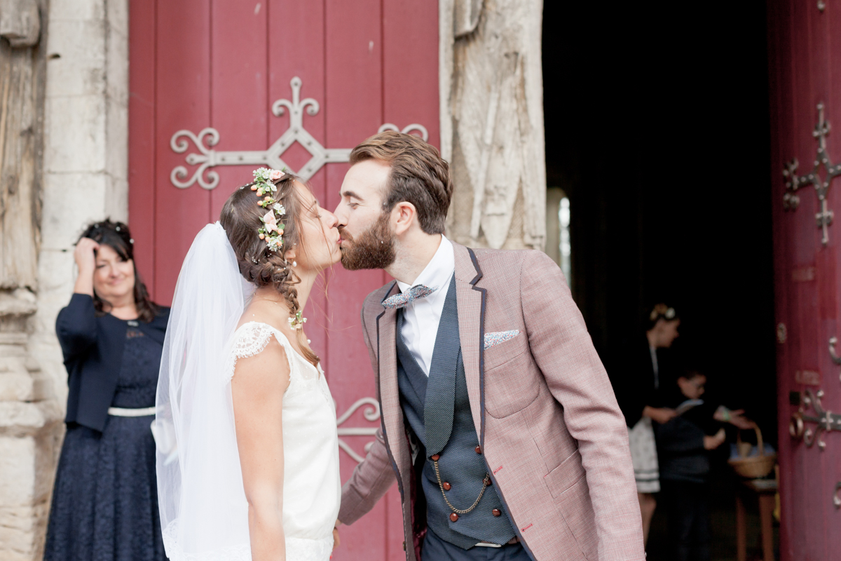 sortie d'eglise mariage