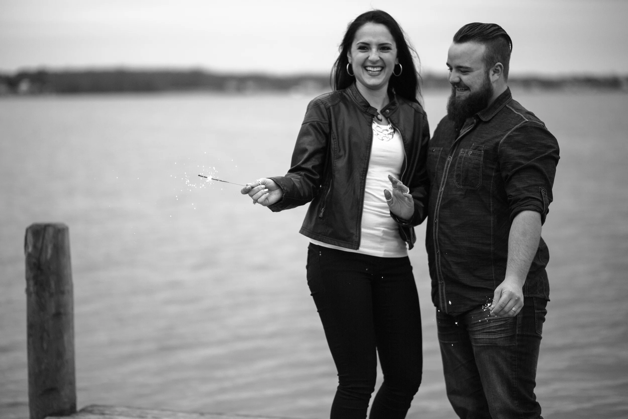 Bowleys Quarter Maryland Engagement Photoshoot on the water