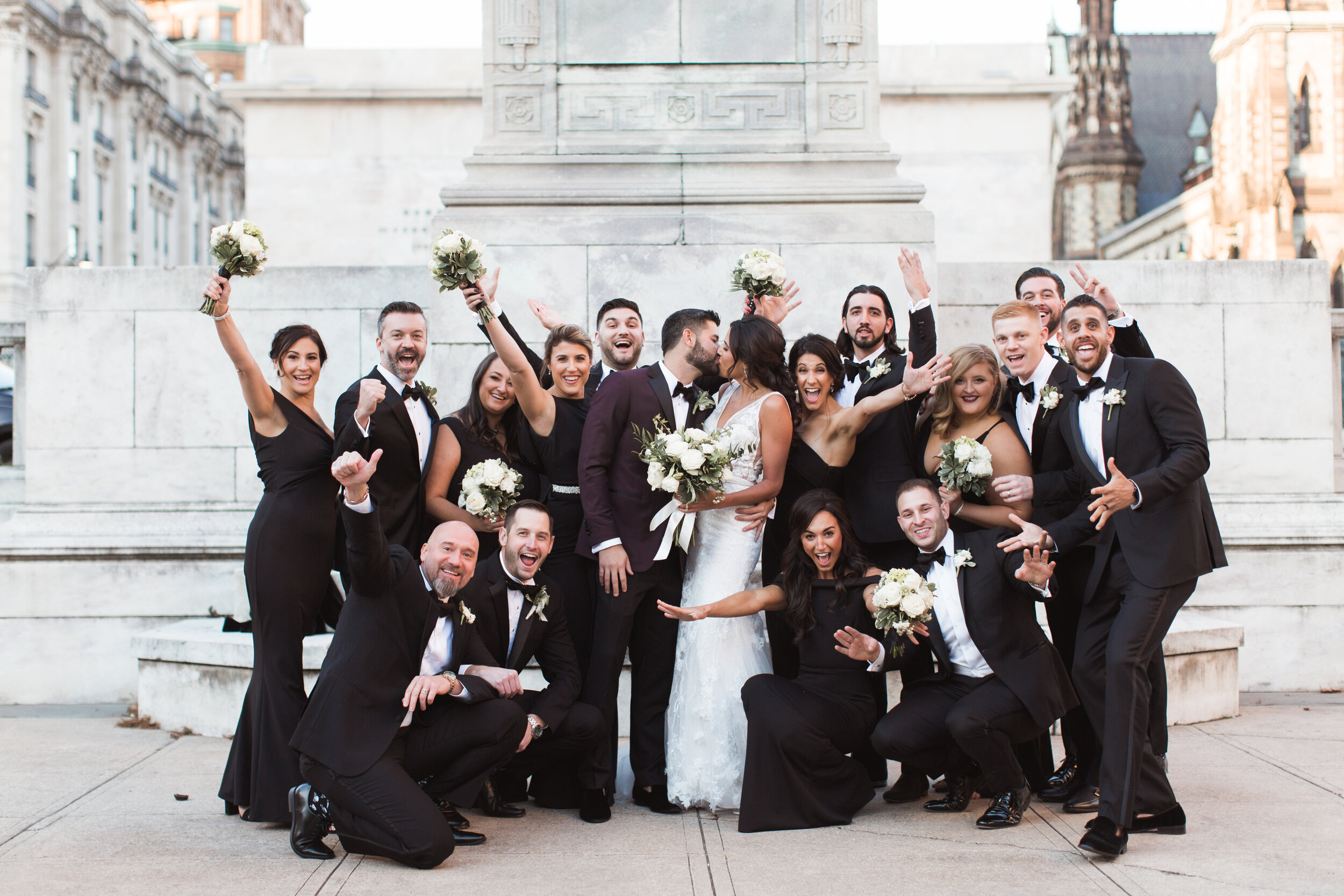 Jessica + John | A Winter Wedding | The Belvedere Hotel in Baltimore, MD