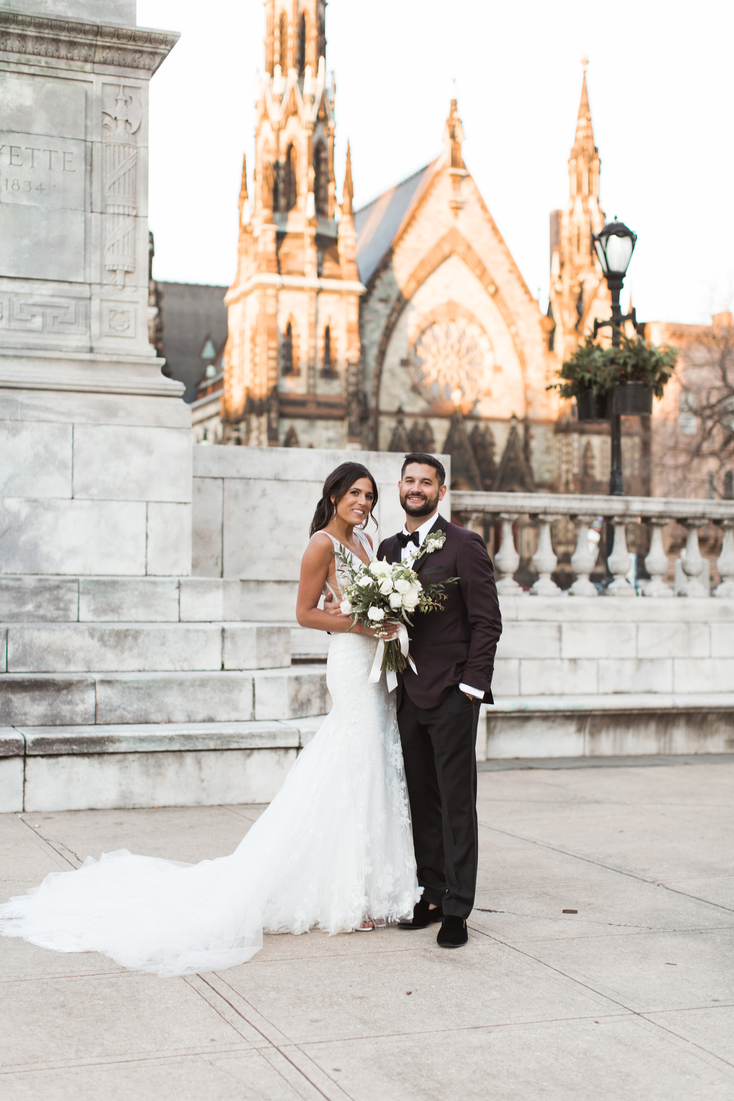 Jessica + John | A Winter Wedding | The Belvedere Hotel in Baltimore, MD