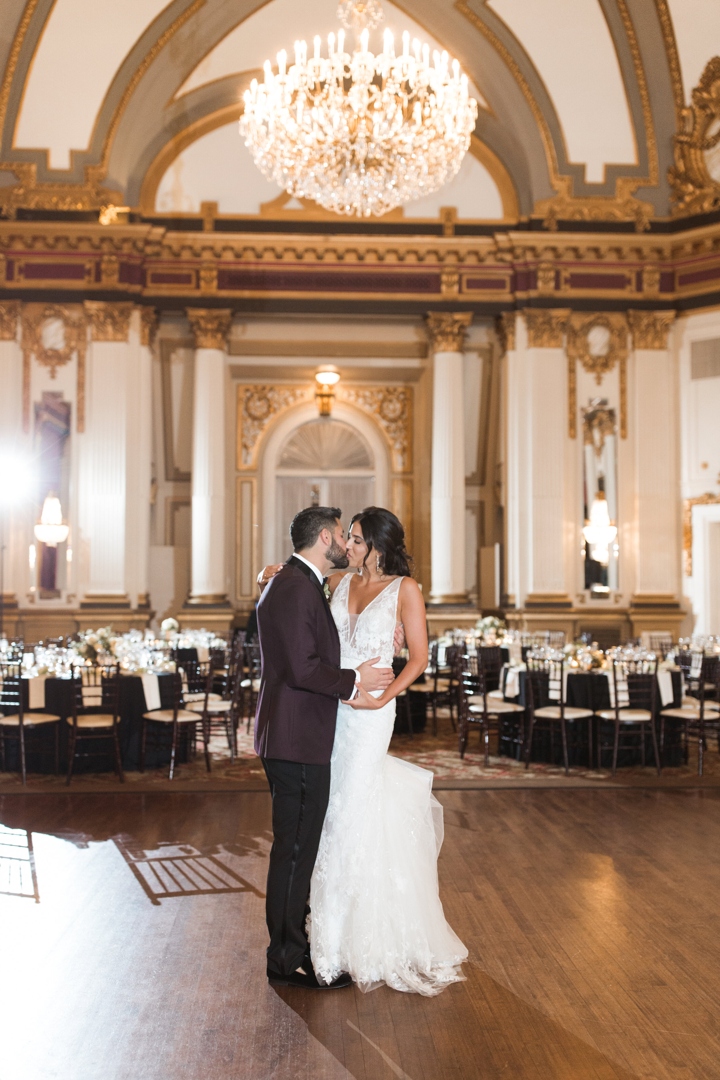 Jessica + John | A Winter Wedding | The Belvedere Hotel in Baltimore, MD