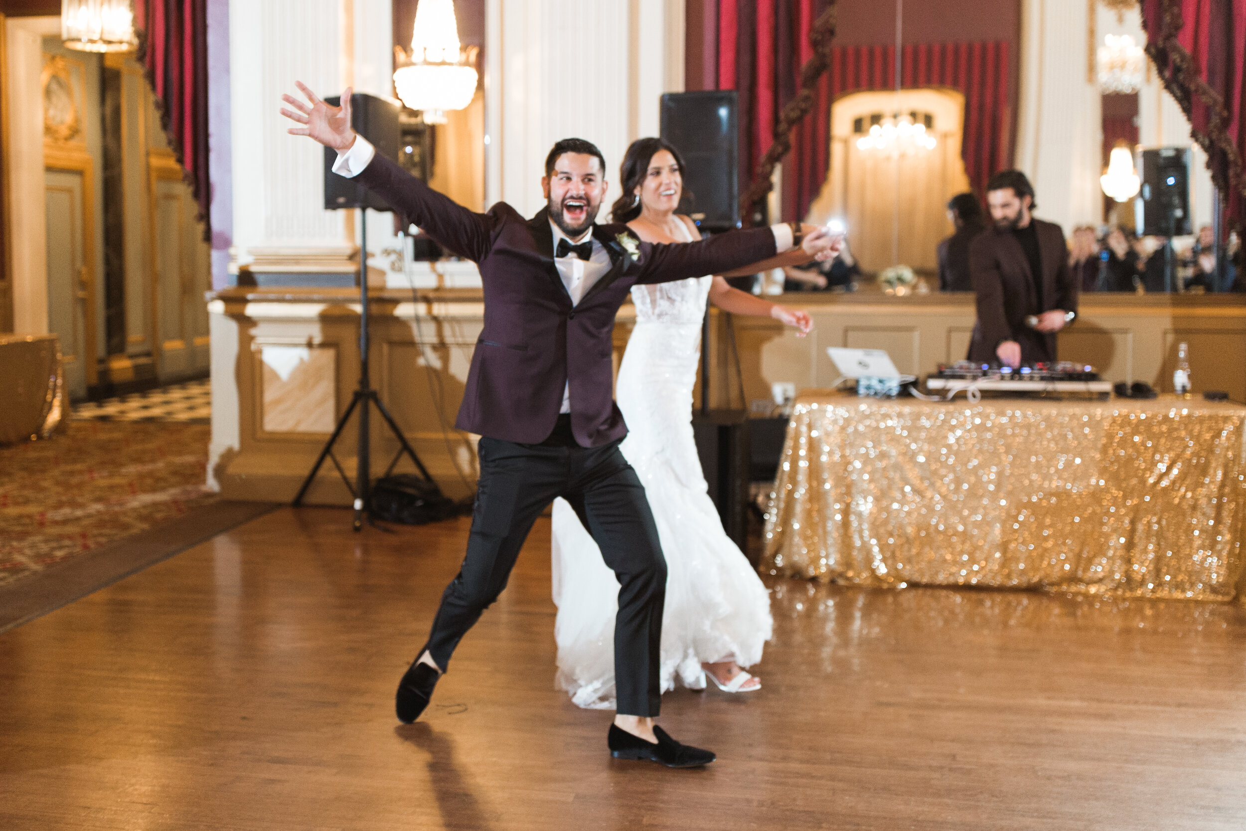 Jessica + John | A Winter Wedding | The Belvedere Hotel in Baltimore, MD