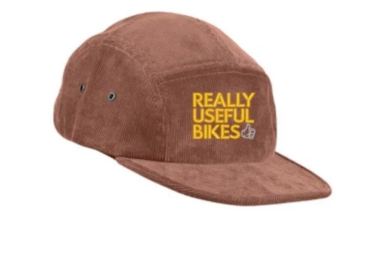 'REALLY USEFUL BIKES' organic cord camper cap