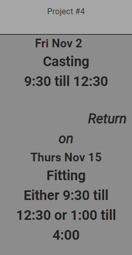 Volunteers Needed BCIT Project 4