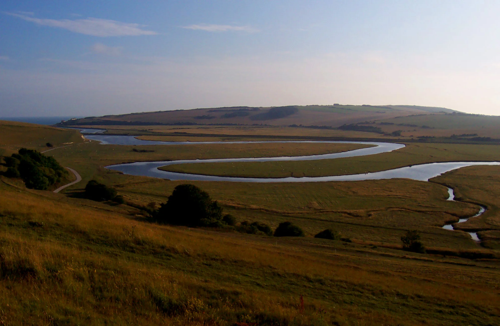 “Cuckmere River Meander” by Marturius - Own work, CC BY-SA 3.0, Wikimedia Commons