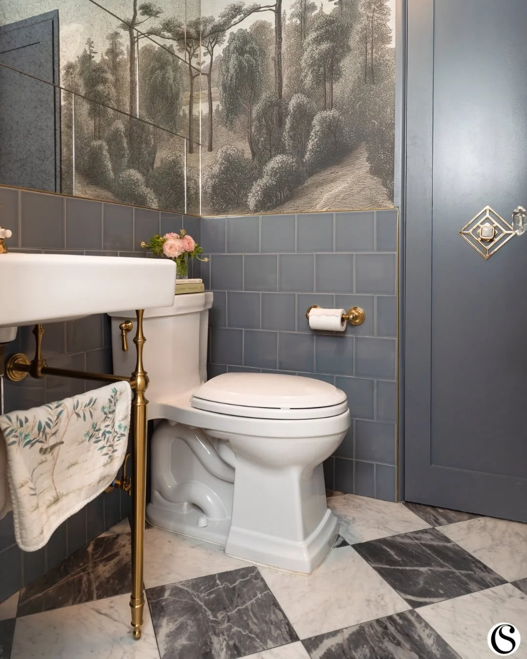 A powder room that feels like a private retreat. ✨

We&rsquo;ve been talking about slow living this week&mdash;the joy of curling up with a good book, the ritual of cooking with intention. But what about the in-between moments? Even the smallest room