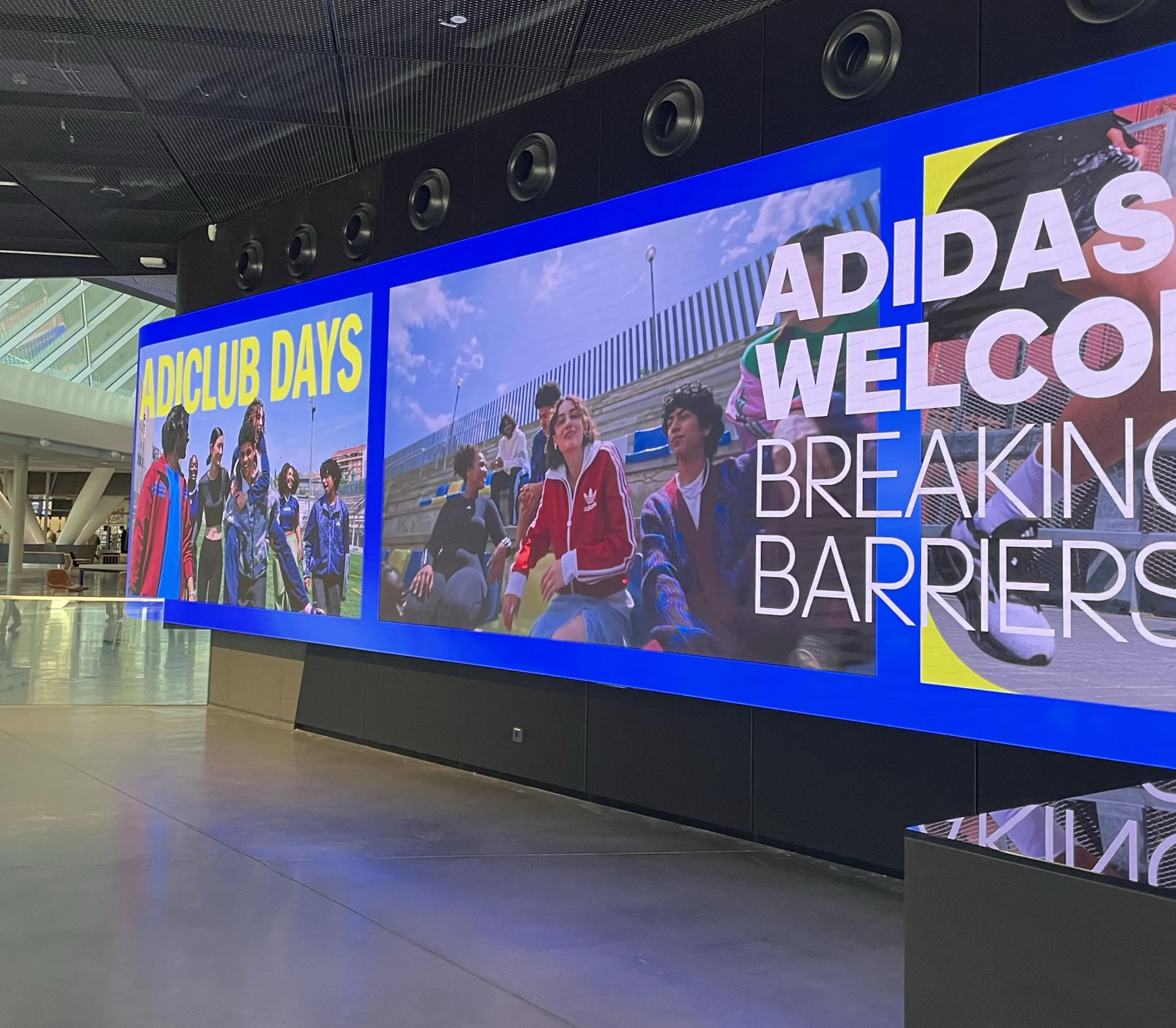 Video Wall at adidas HQ in Germany