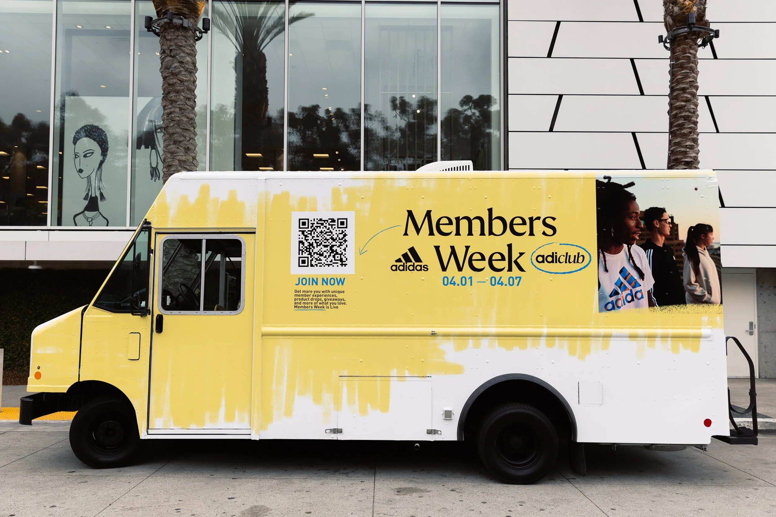 Members Week New York Store - popup van