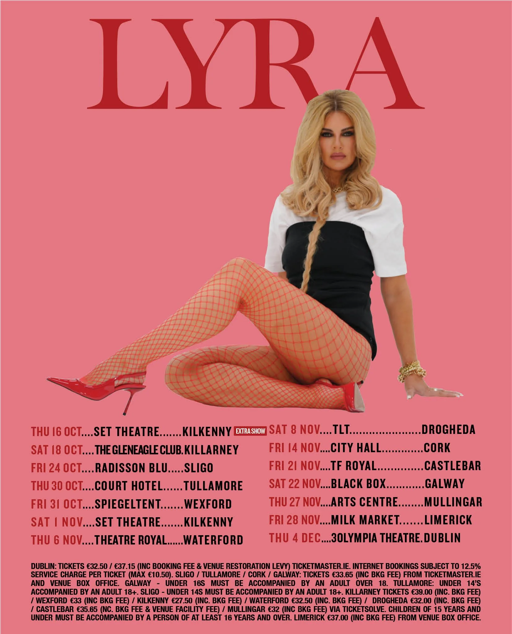 The wait is almost over! 💫 @thisislyra  kicks off her tour on October 16th &mdash; and due to demand, there&rsquo;s an extra Kilkenny date just added! 🔥