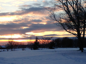 January Sunset – a sight to behold.