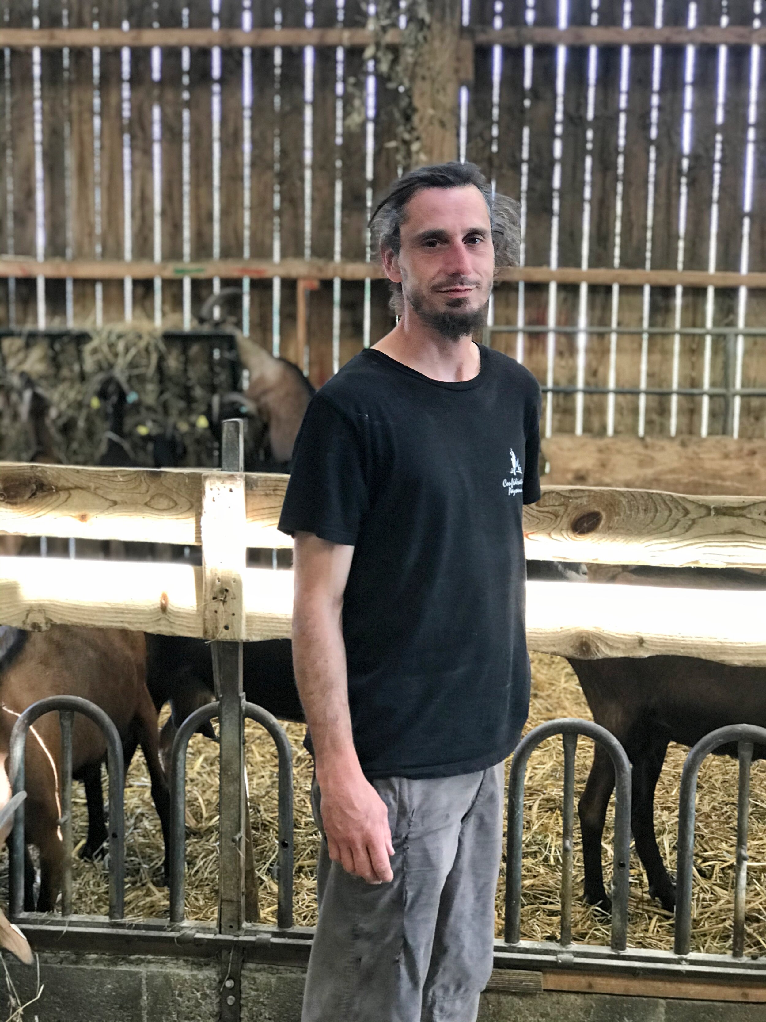 Xavier Godmet, producteur de produits laitiers de chèvre et de vache