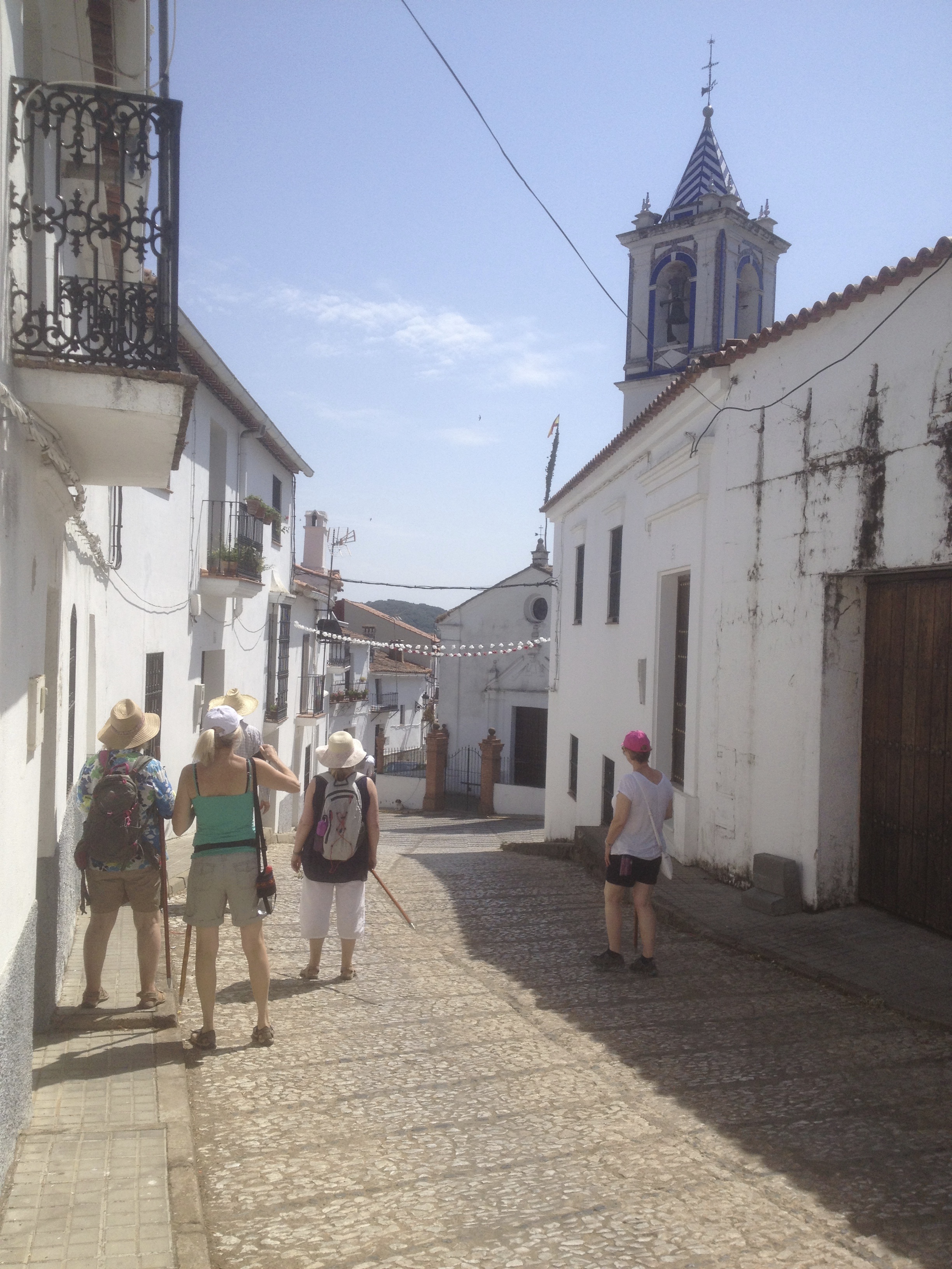 Linares, Huelva, writing course walk 