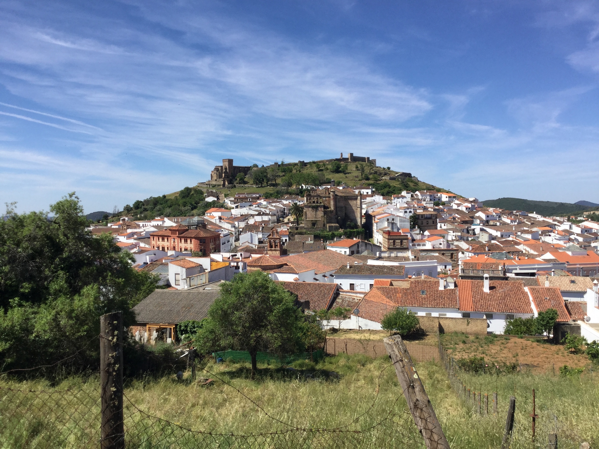 View of Aracena, near Buenvino b&b Andalusia