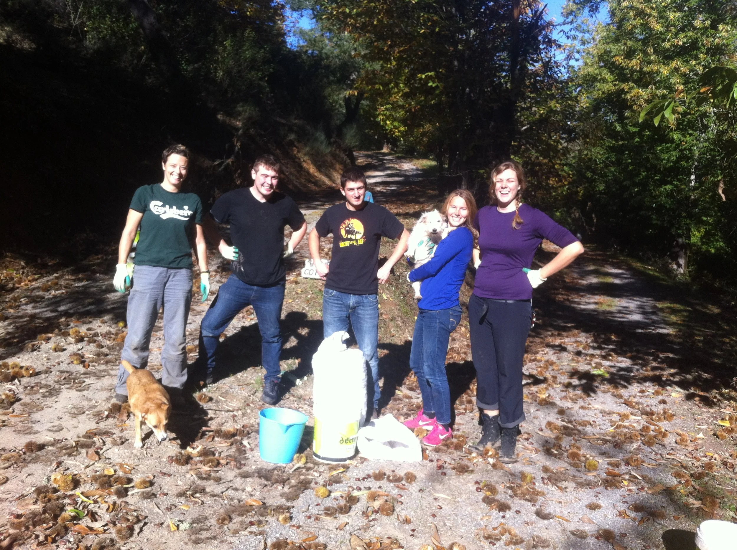 Our team in 2013 ! We only had about1.5 tonnes that year.