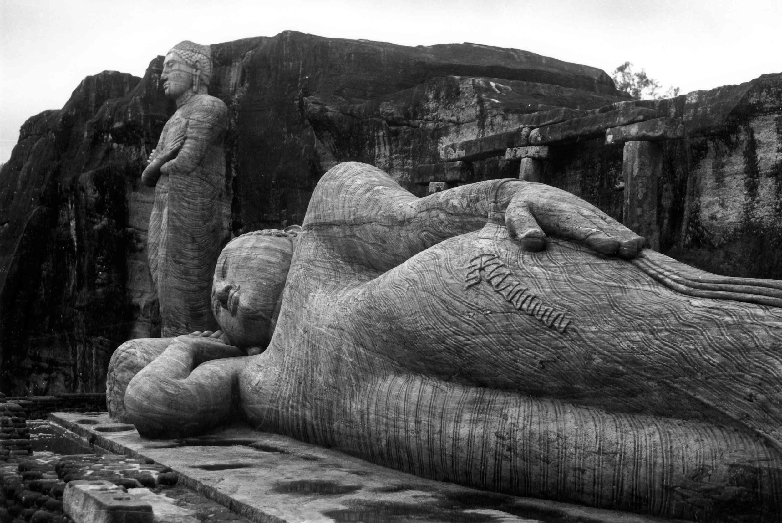 Photograph of Gal Vihara by Thomas Merton. Used with Permission of the Merton Legacy Trust and the Thomas Merton Center.