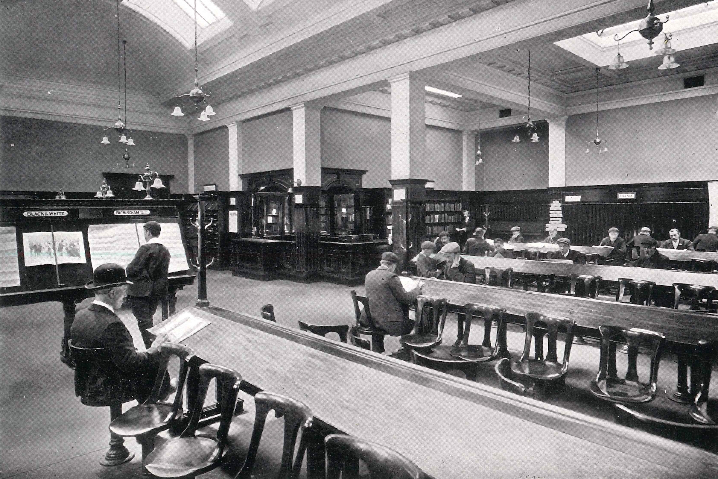 The original Springburn Library, Glasgow (picture © The WS Society).