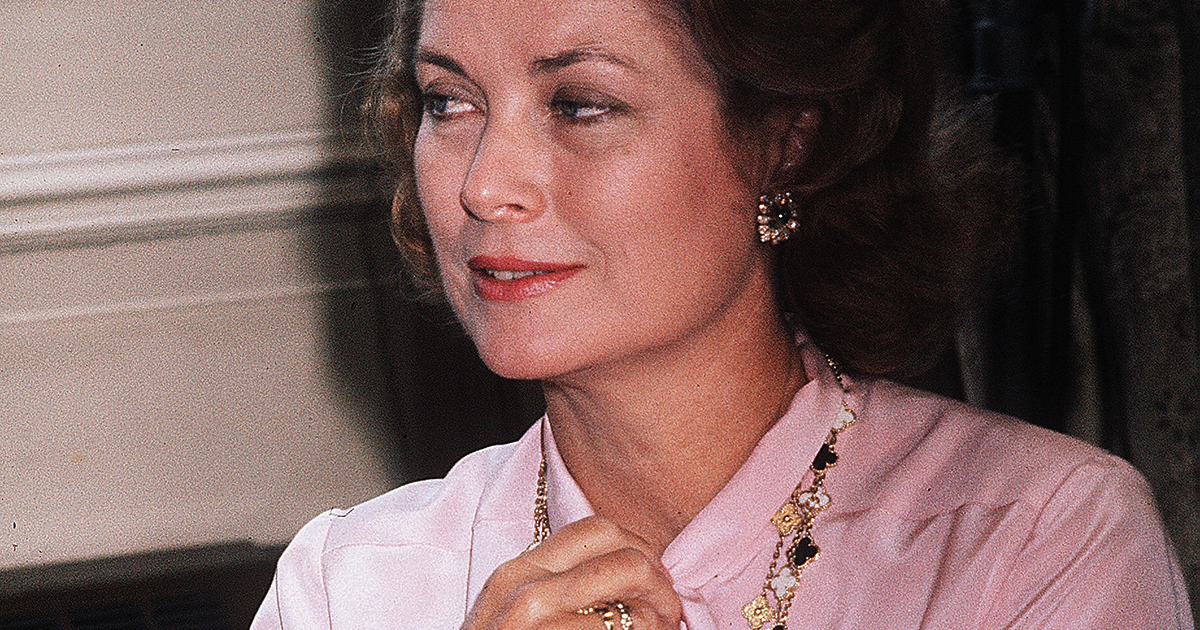 Princess Grace of Monaco in Edinburgh in 1976.