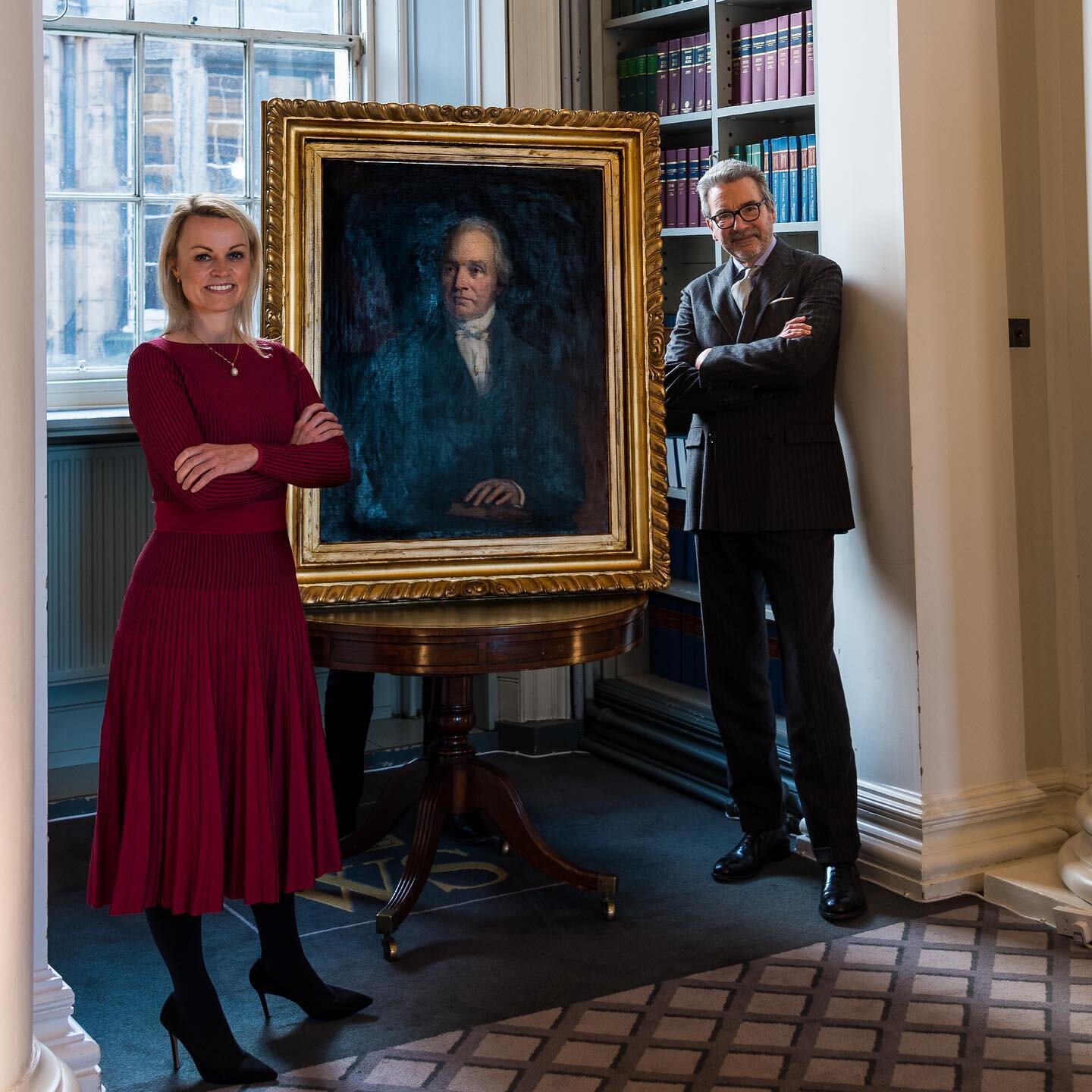 This fine portrait in oils of Christopher Douglas WS (1811 - 1894) was recently generously donated, along with important books and manuscripts, to the WS Society by the Douglas family. The Douglas family are closely associated with Sir Walter Scott a