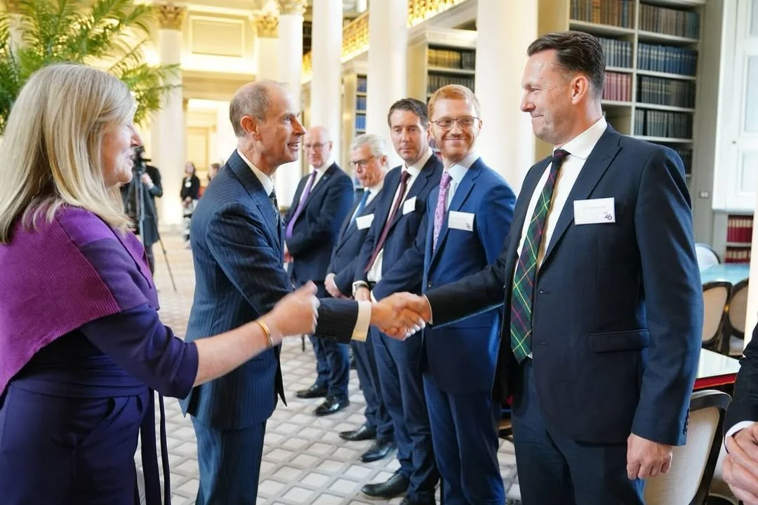Accompanied by Alison Johnstone, Presiding Officer of the Scottish Parliament, The Duke of Edinb (2).jpg
