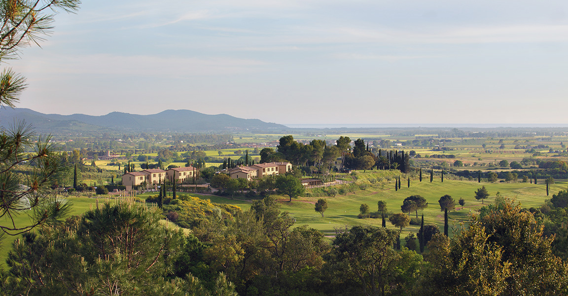   Dream homes for sale in Tuscany   Luxury properties rising in a unique location over a golf course, with views stretching from the surrounding forests to the Tyrrhenian Sea and the Island of Elba. 