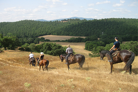  Horse-riding in the Maremman countryside 