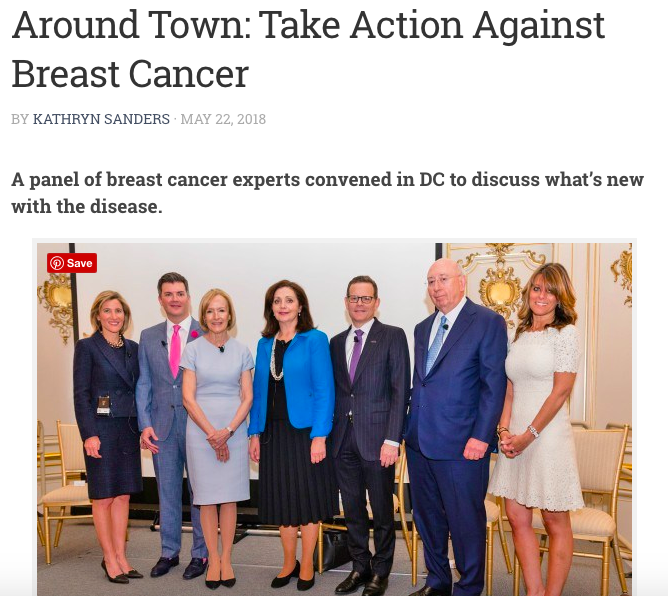 Dr. Rachel Brem Featured in Washington Life Magazine