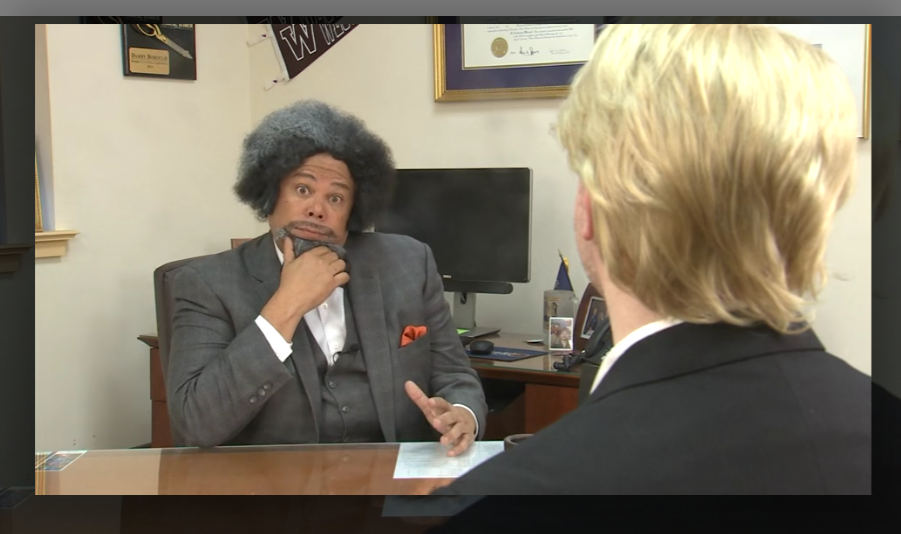 Anthony Williams as Frederick Douglass.