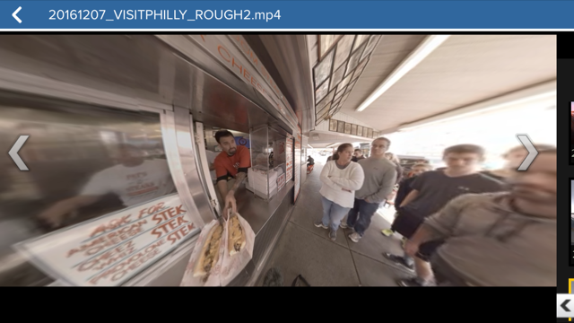 Virtual daytime cheesesteaks. 