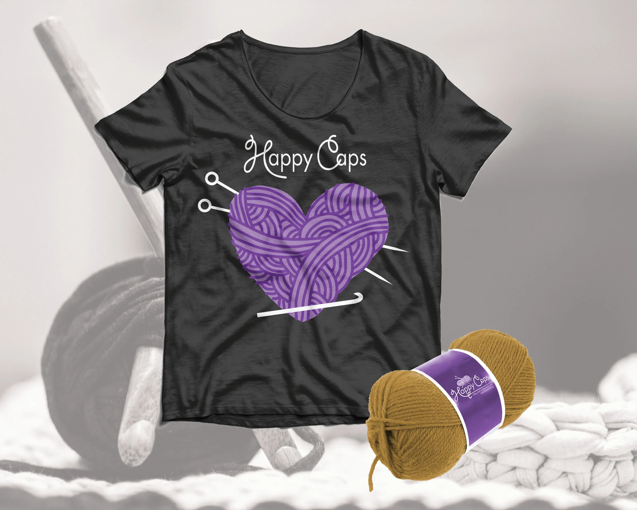  Collateral - T-shirt and yarn wrap 