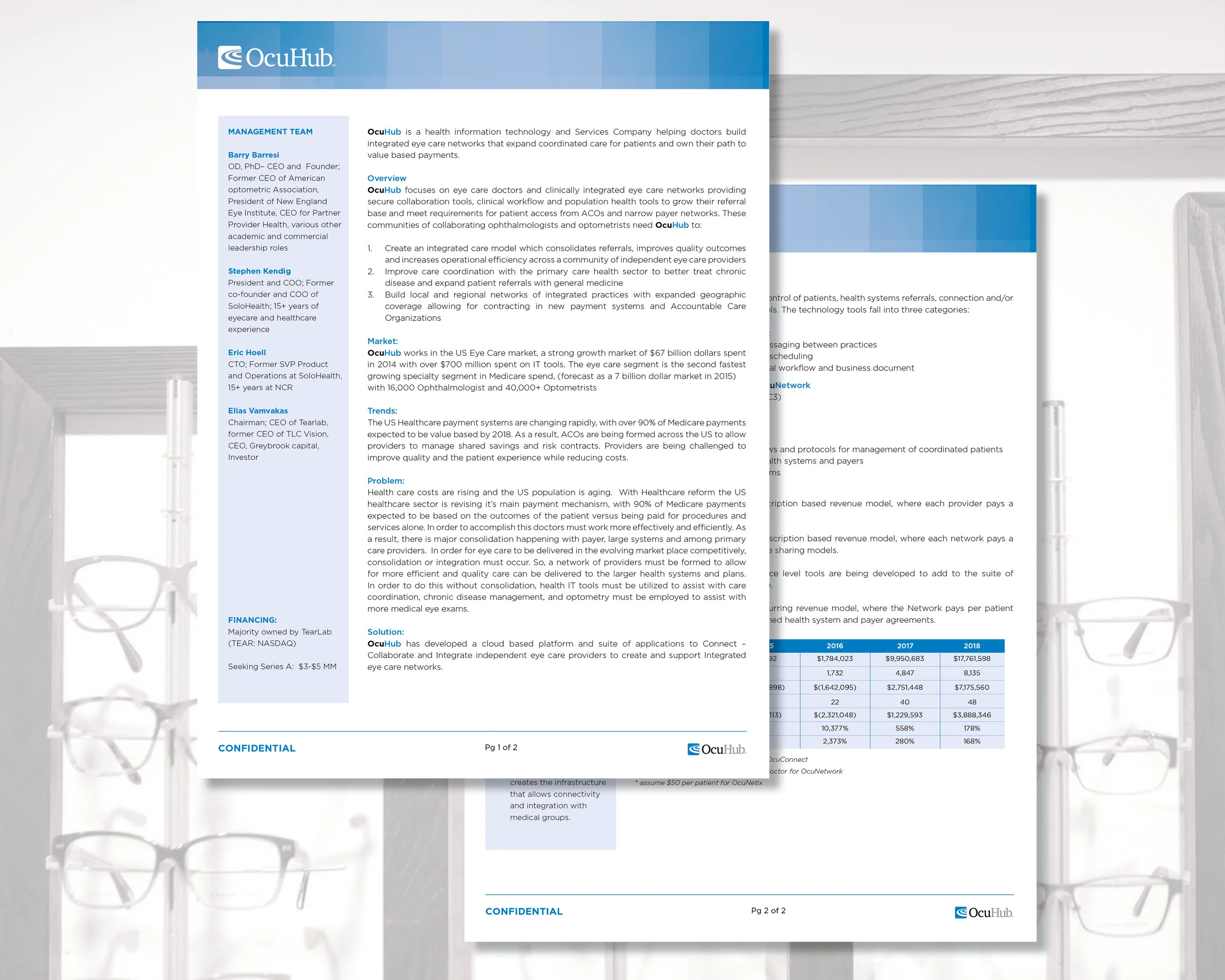  Company Summary One Sheeter 